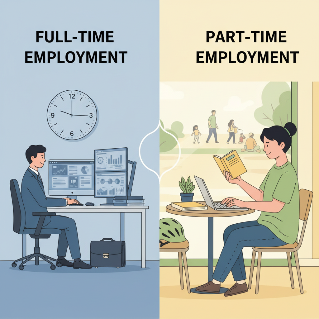 Full-Time vs. Part-Time: Desvendando o Mundo do Emprego Global e Moçambicano